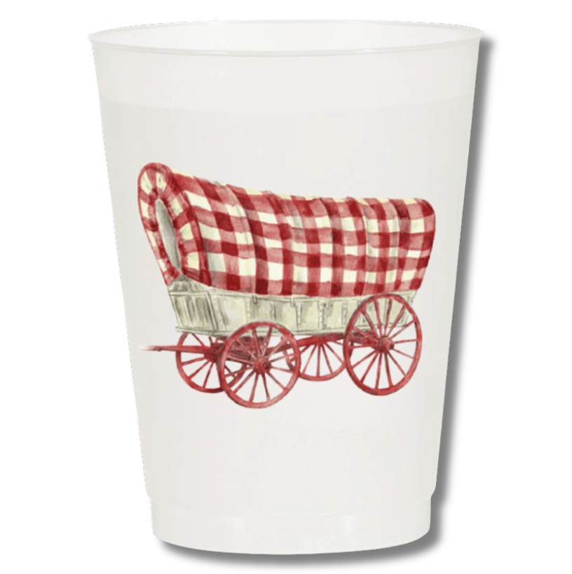 Wagon Frosted 16 oz Cup Set