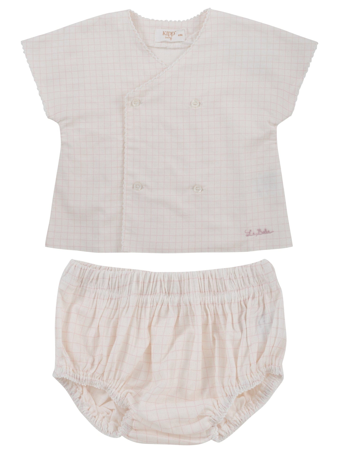 Windowpane Set - Pink