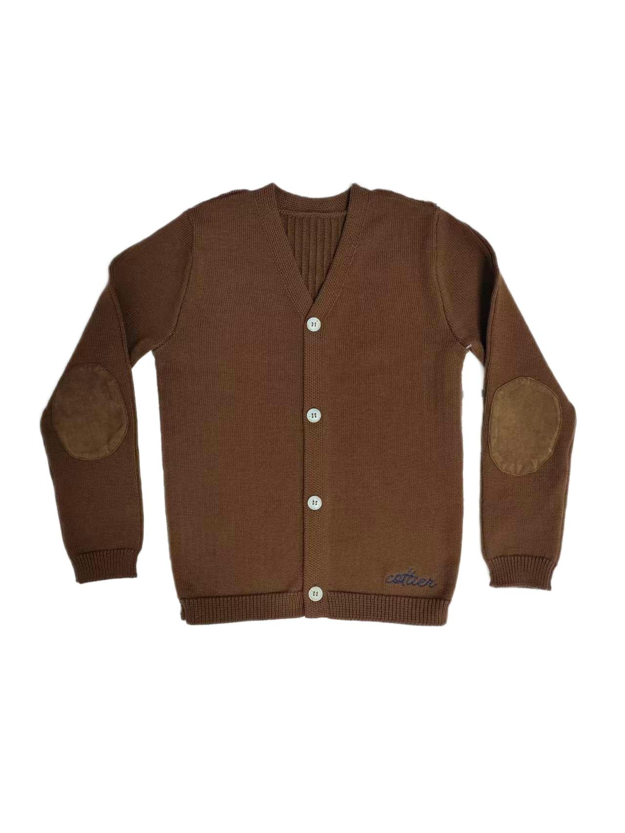 Elliot Knit Cardigan - Chestnut