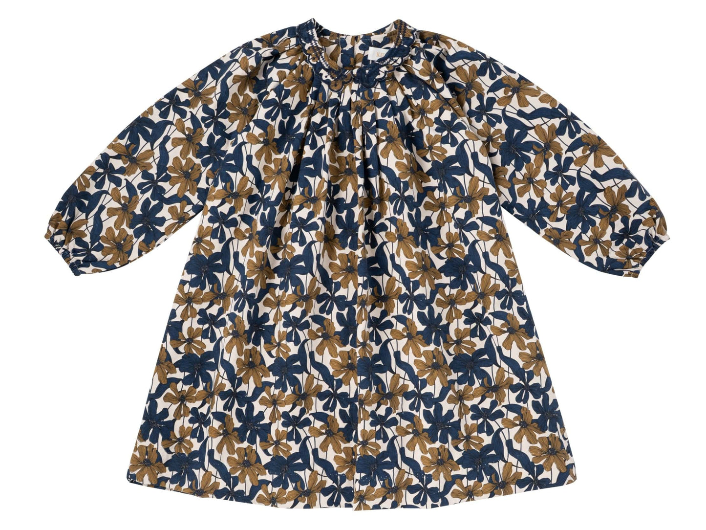Nola Floral Dress - Mustard