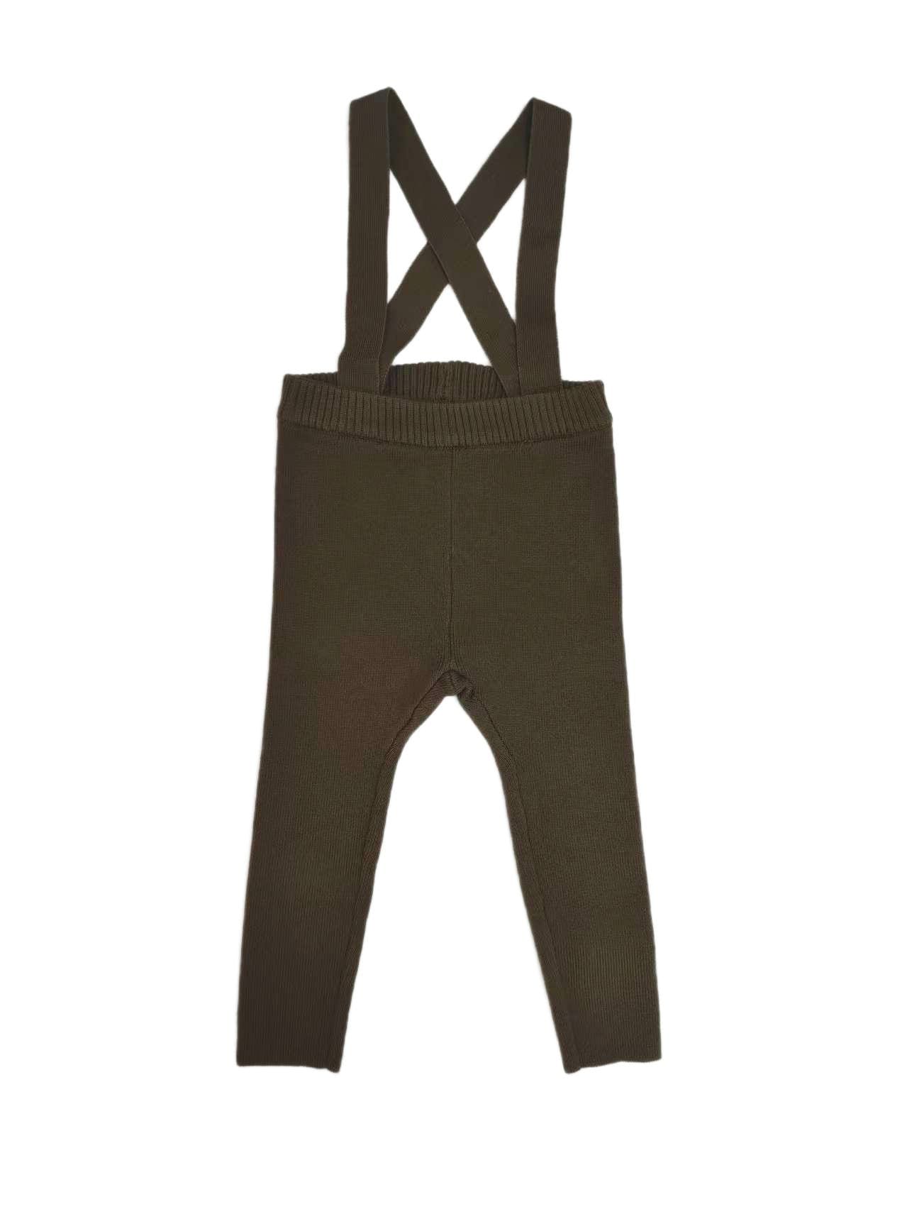 Leslie Knit Overall - Mustard
