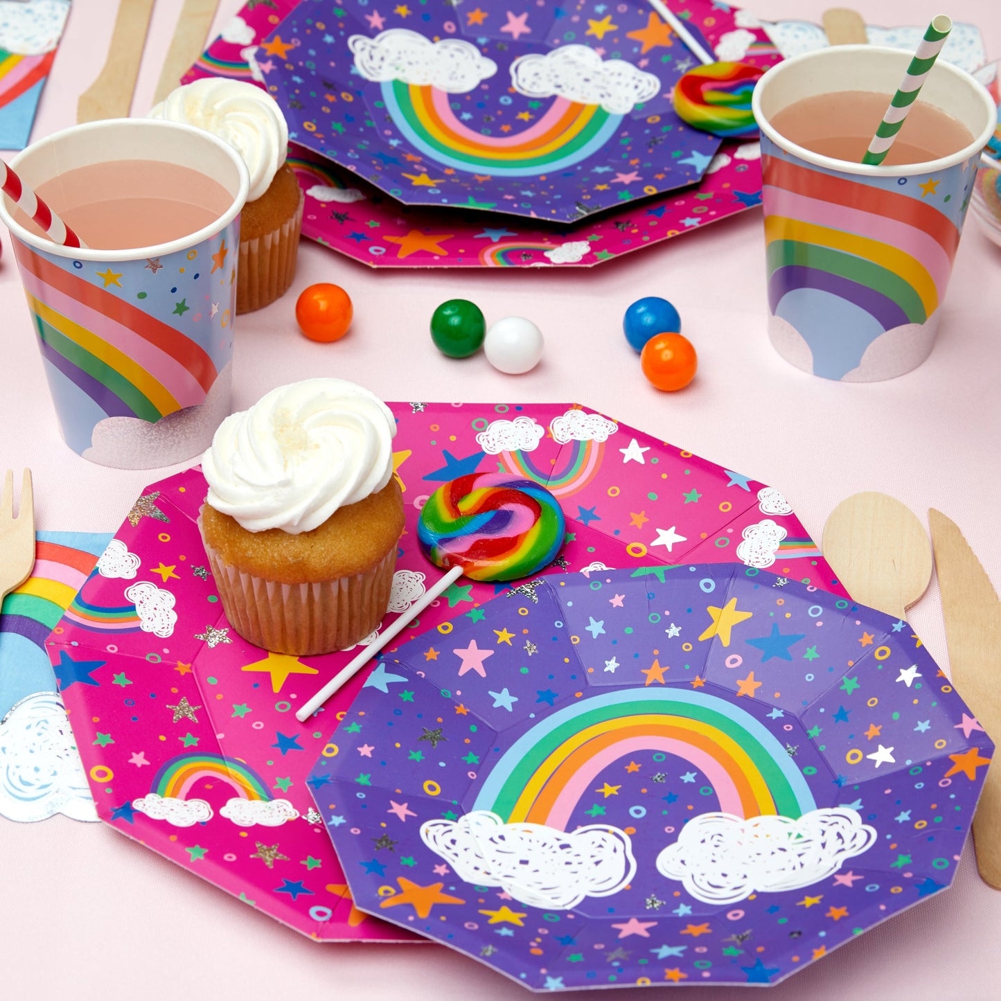 Coterie x Sparkella Rainbow Small Plates (10 per pack)