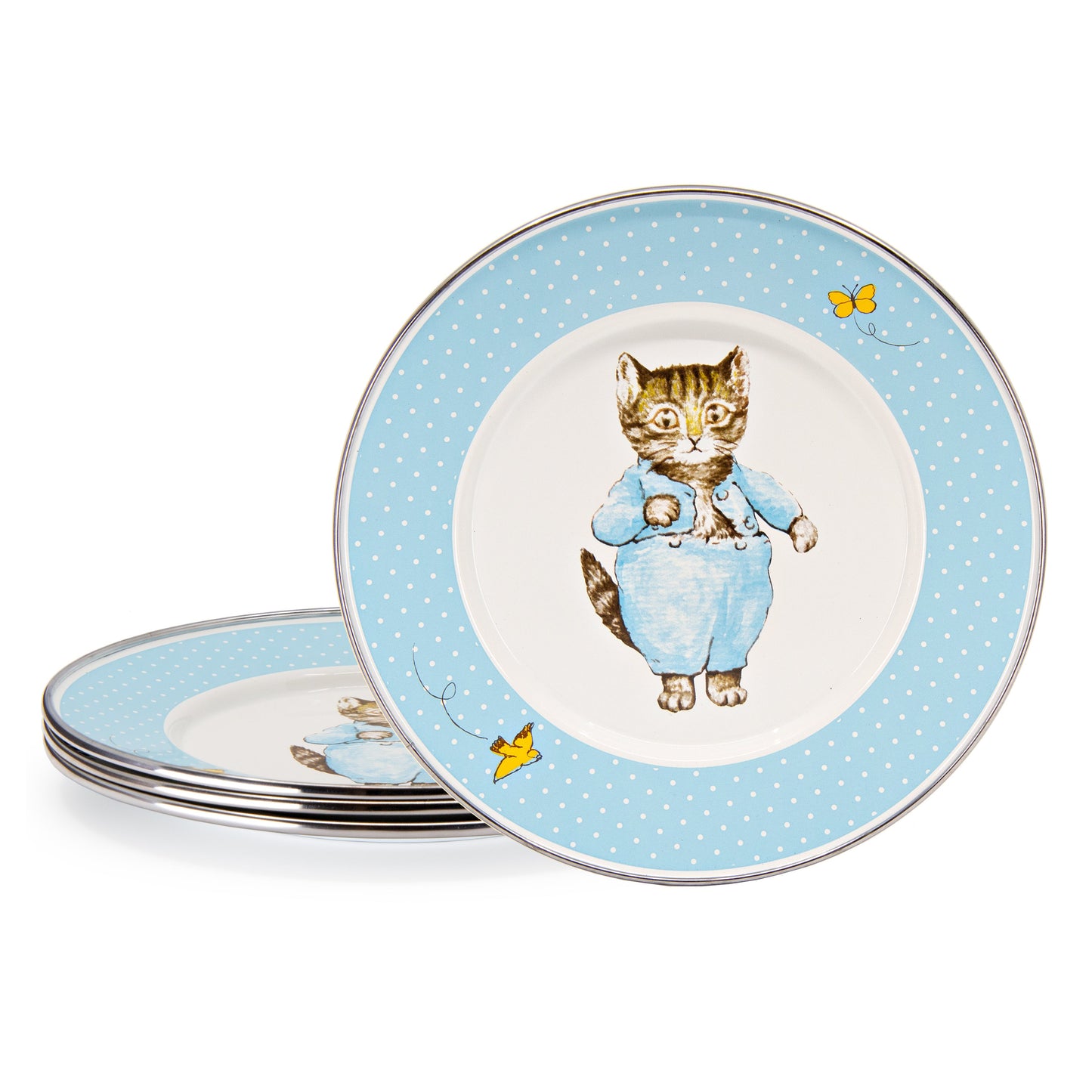 Tom Kitten Child Plates - Set of 4