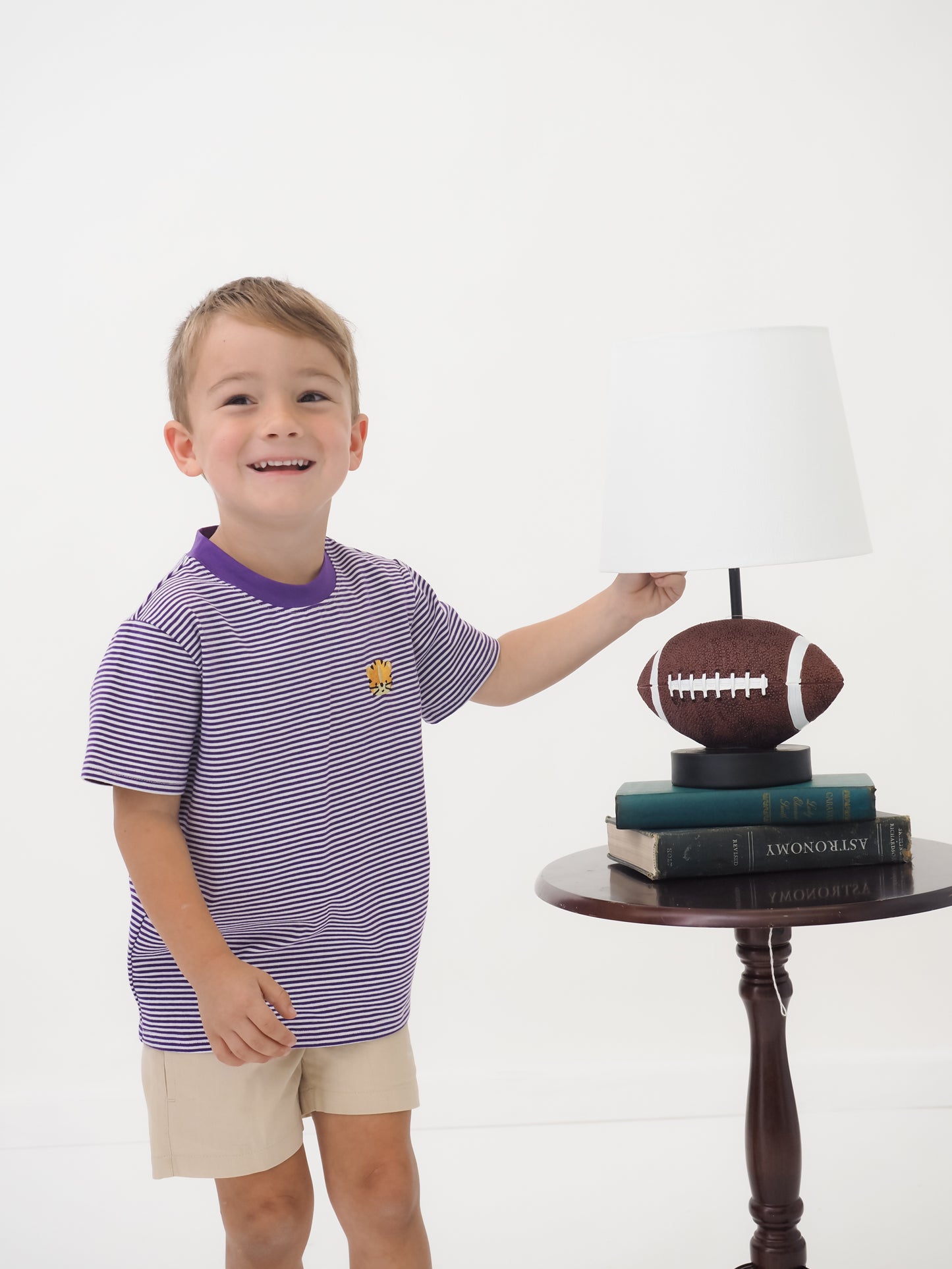Fan Zone Crew Tee- Purple