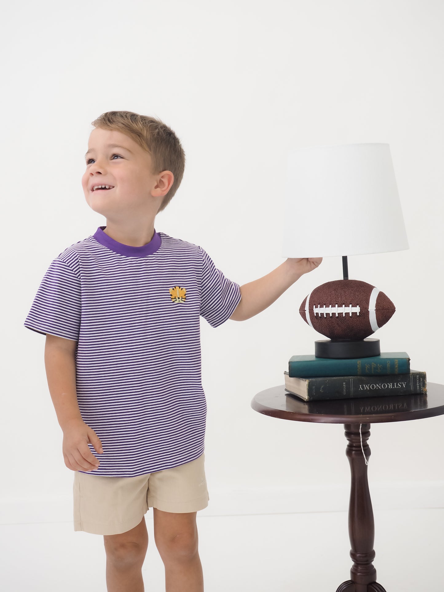 Fan Zone Crew Tee- Purple