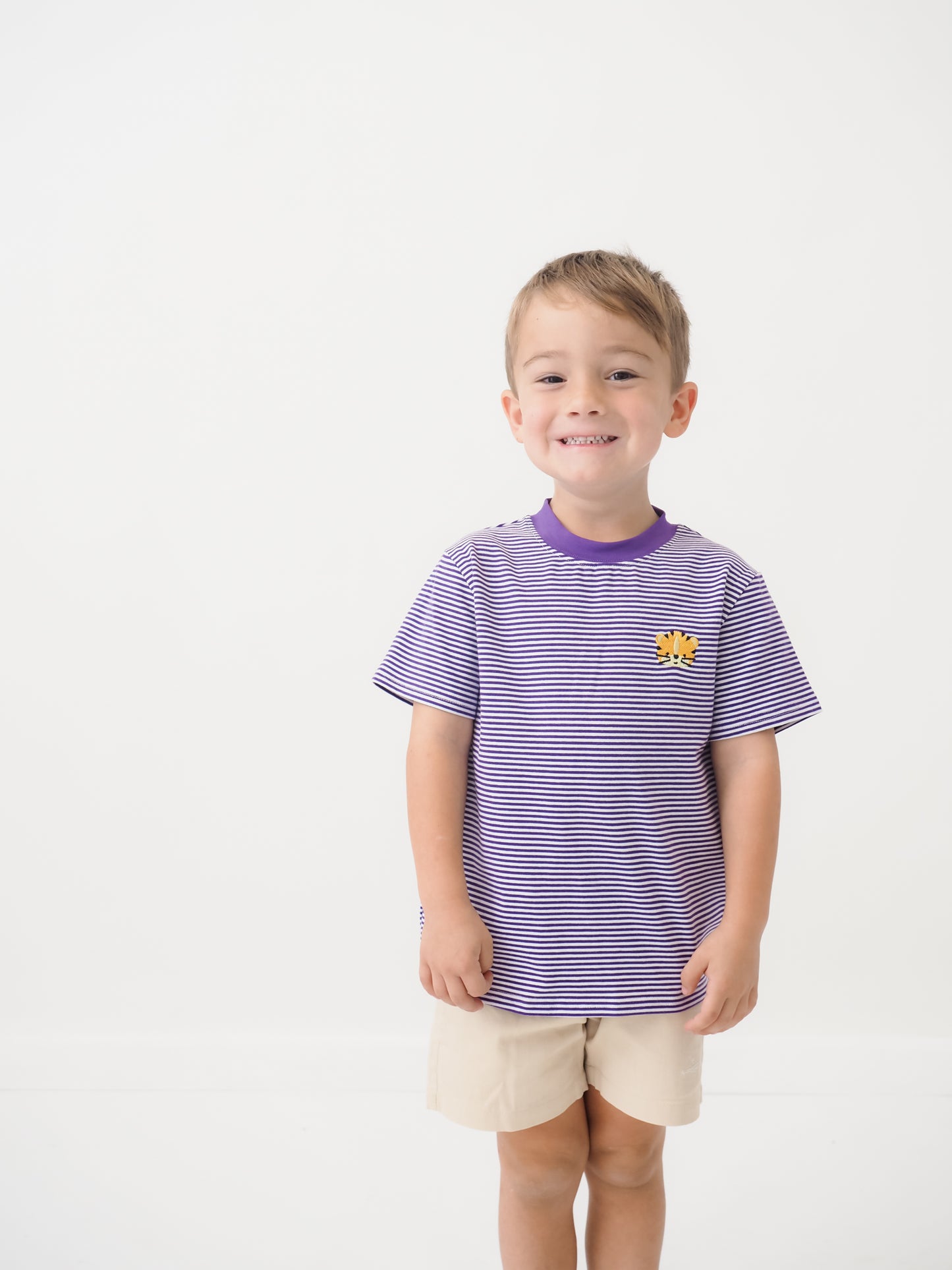 Fan Zone Crew Tee- Purple