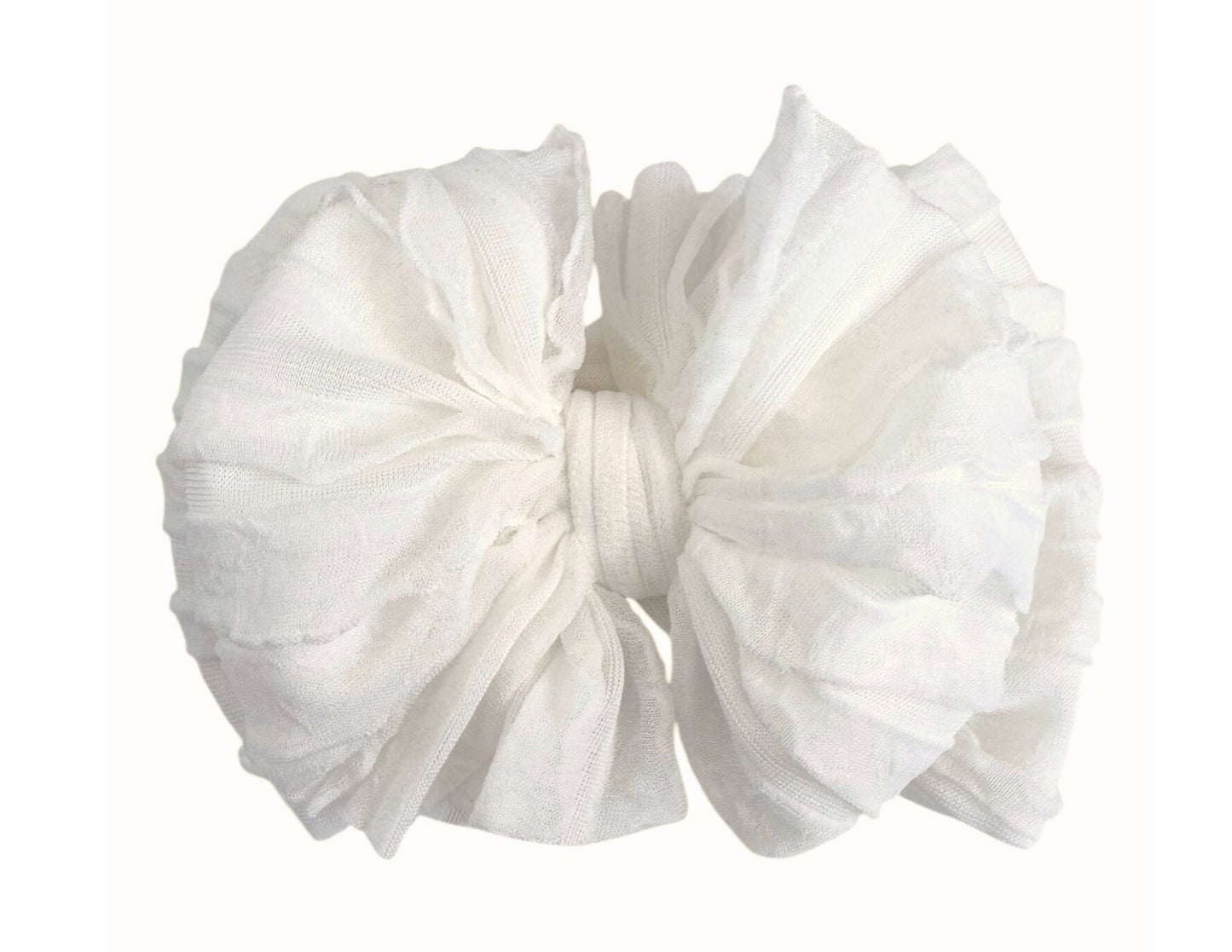 Ruffled Headband | Off White