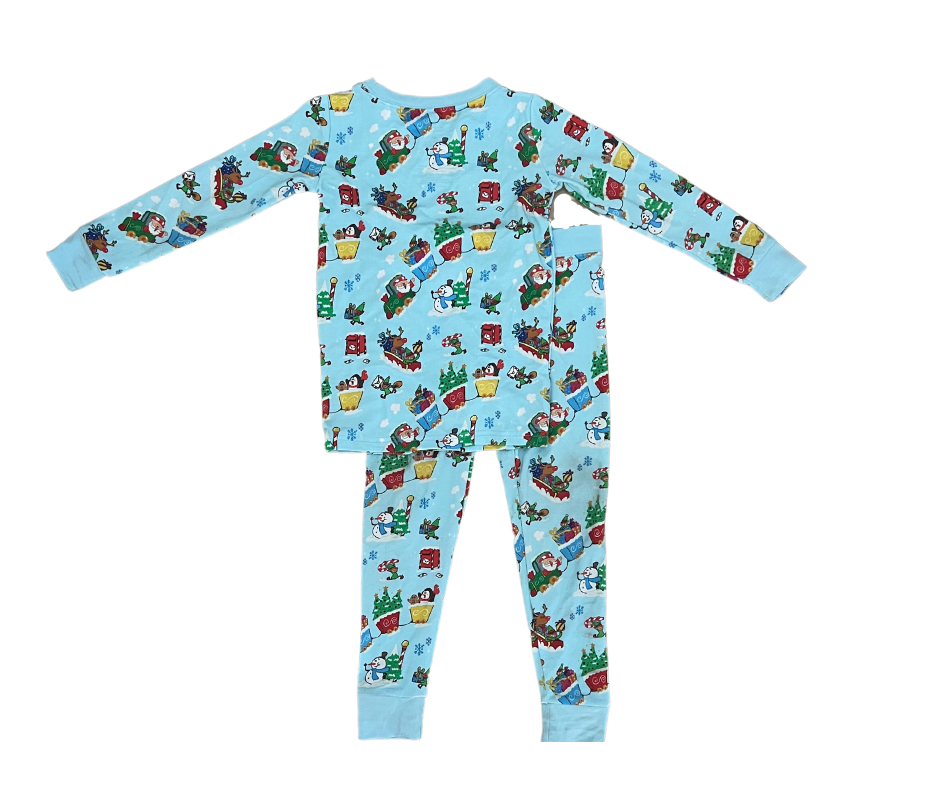 Jolly Trains Snuggle Set