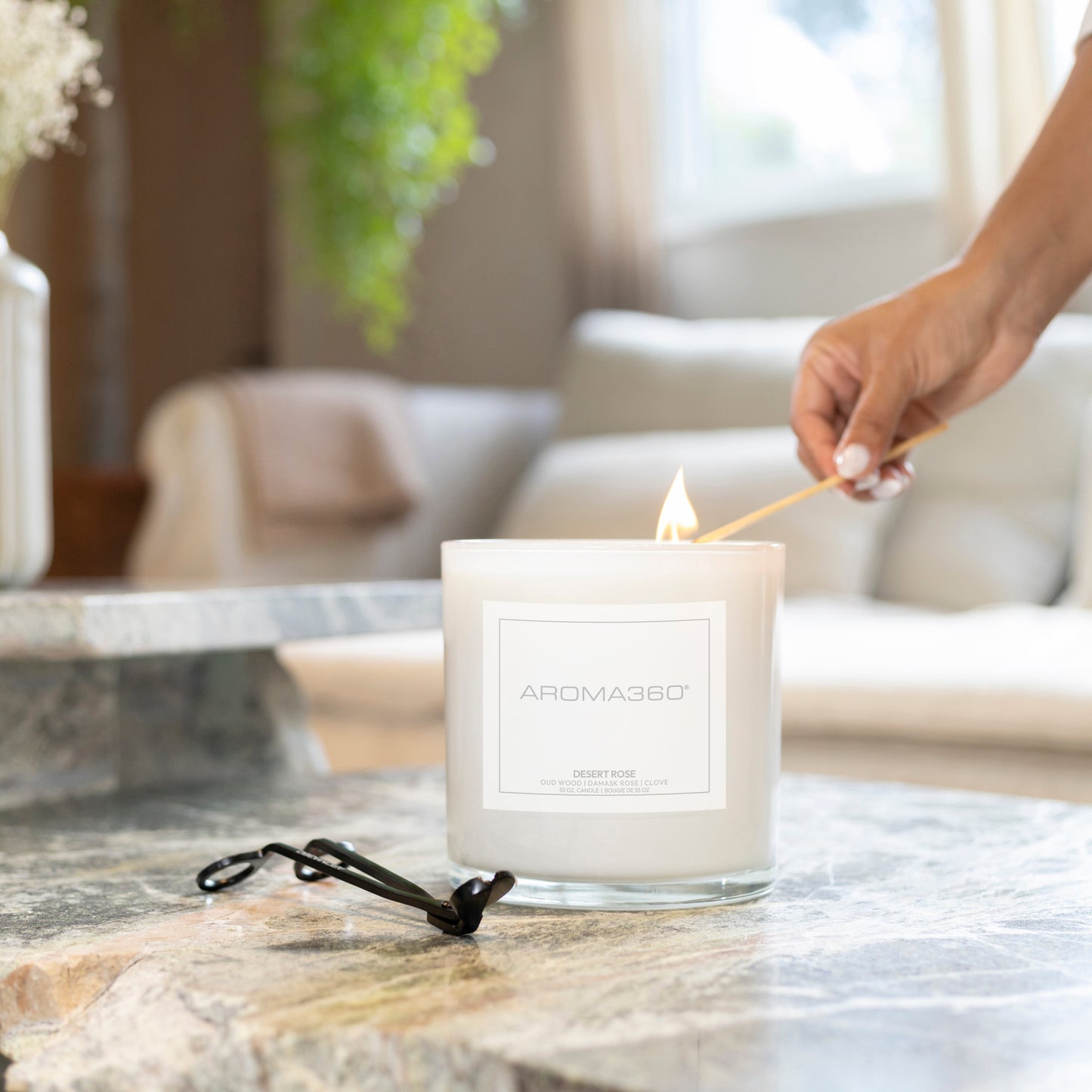 Desert Rose 4-Wick Candle