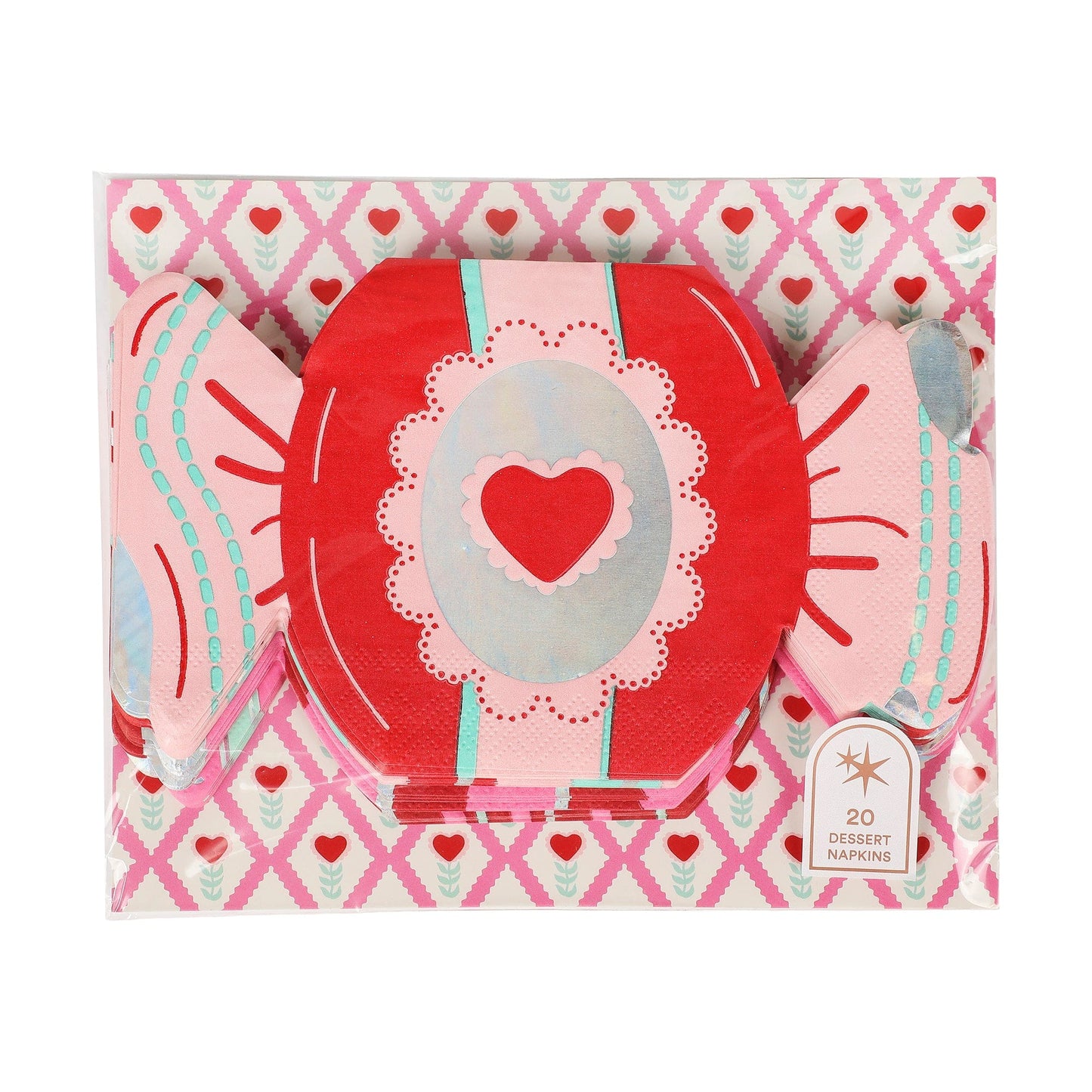 Sweetheart Candy Shaped Napkins (20 count)