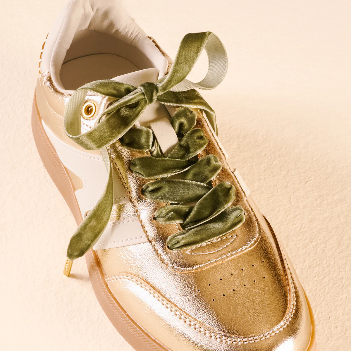 Velvet Green Step It Up Shoelaces | Boutique Sneaker Laces