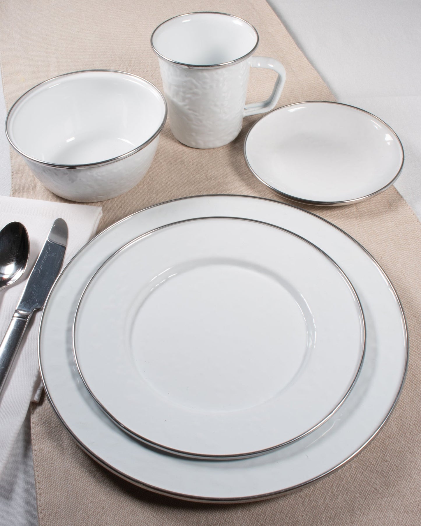 White Solid Small Tray