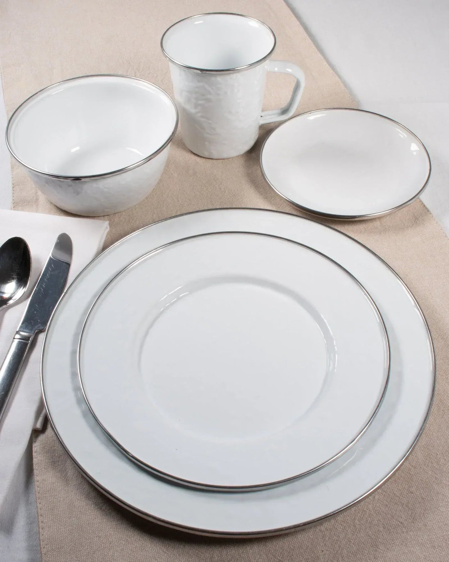Solid White Tasting Dishes - Set of 6