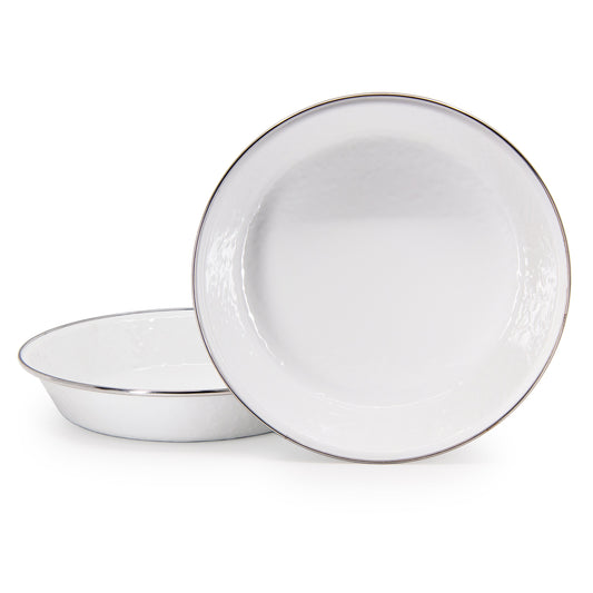 White Solid Pie Plate