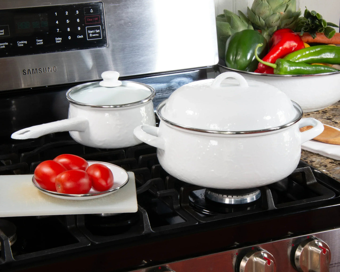 Solid White Sauce Pan