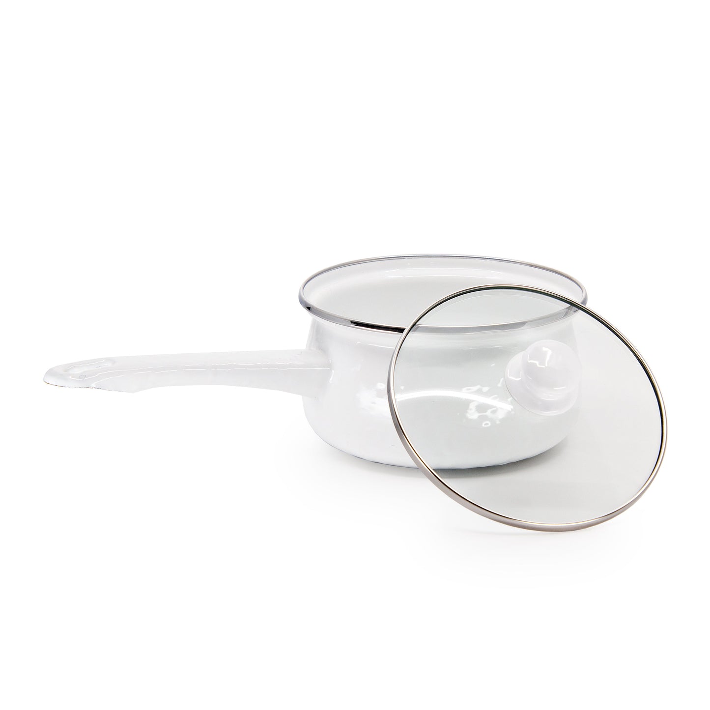 White Solid Sauce Pan