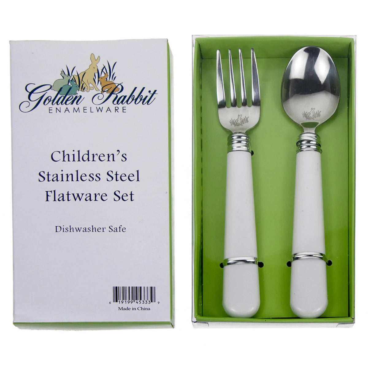 Solid Whit Flatware Set
