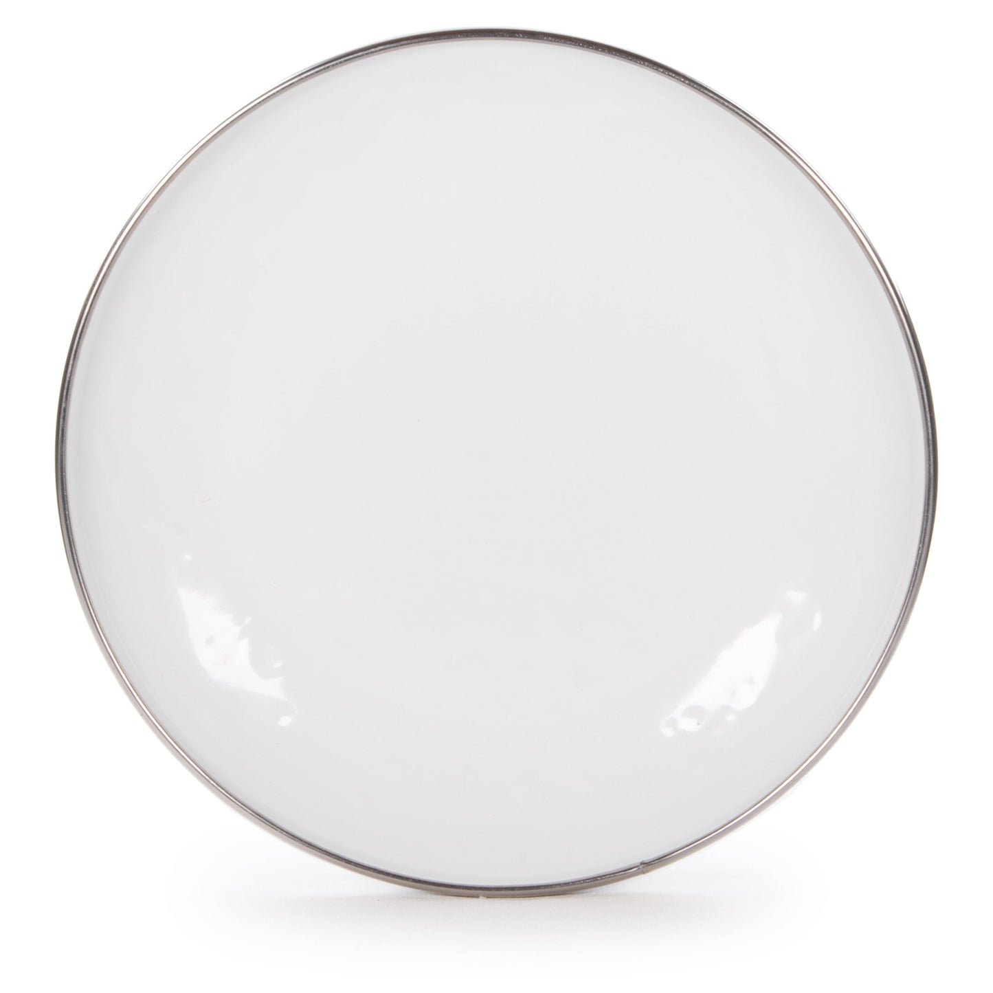 White Solid Appetizer Plates - Set of 4
