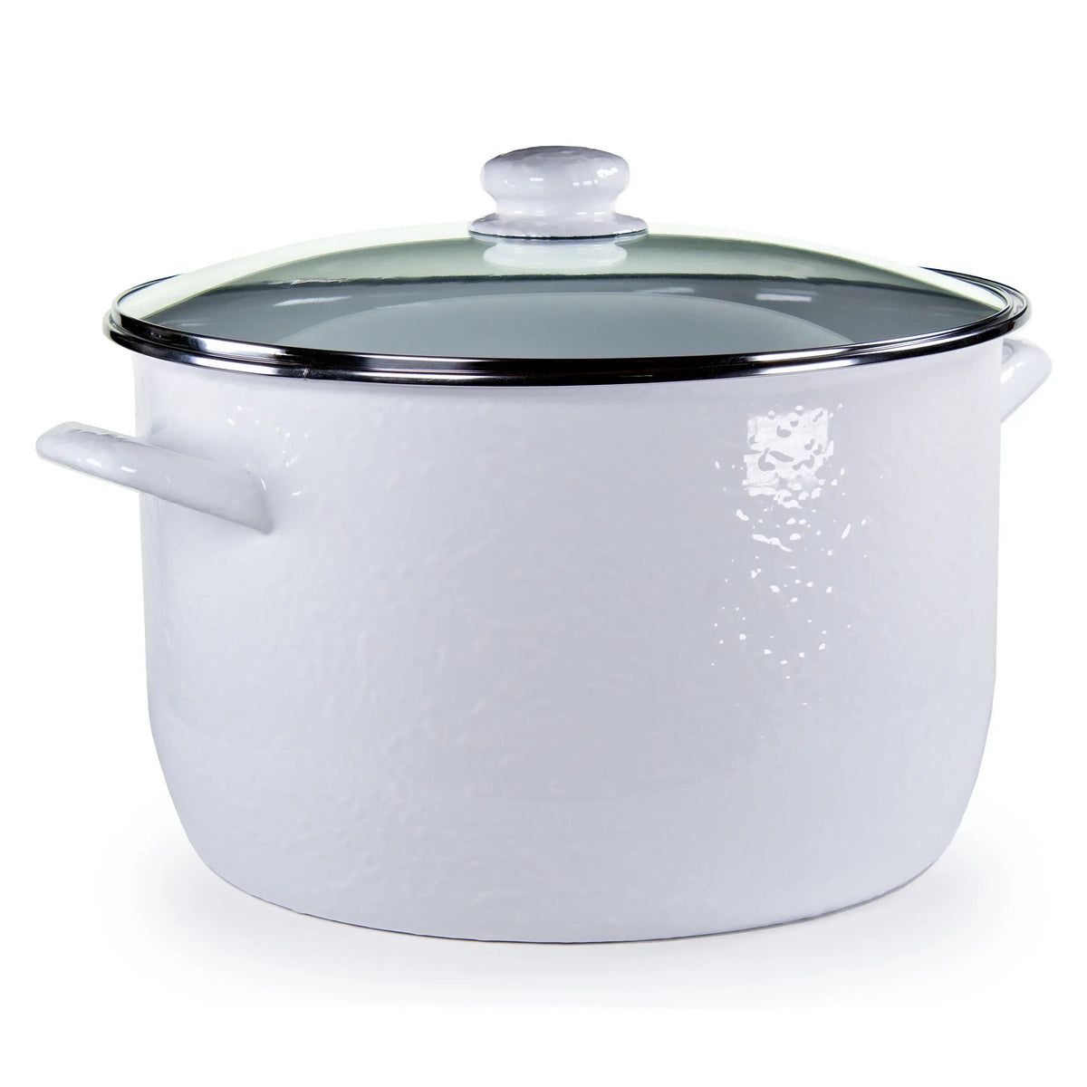 Solid White 18 qt Stock Pot