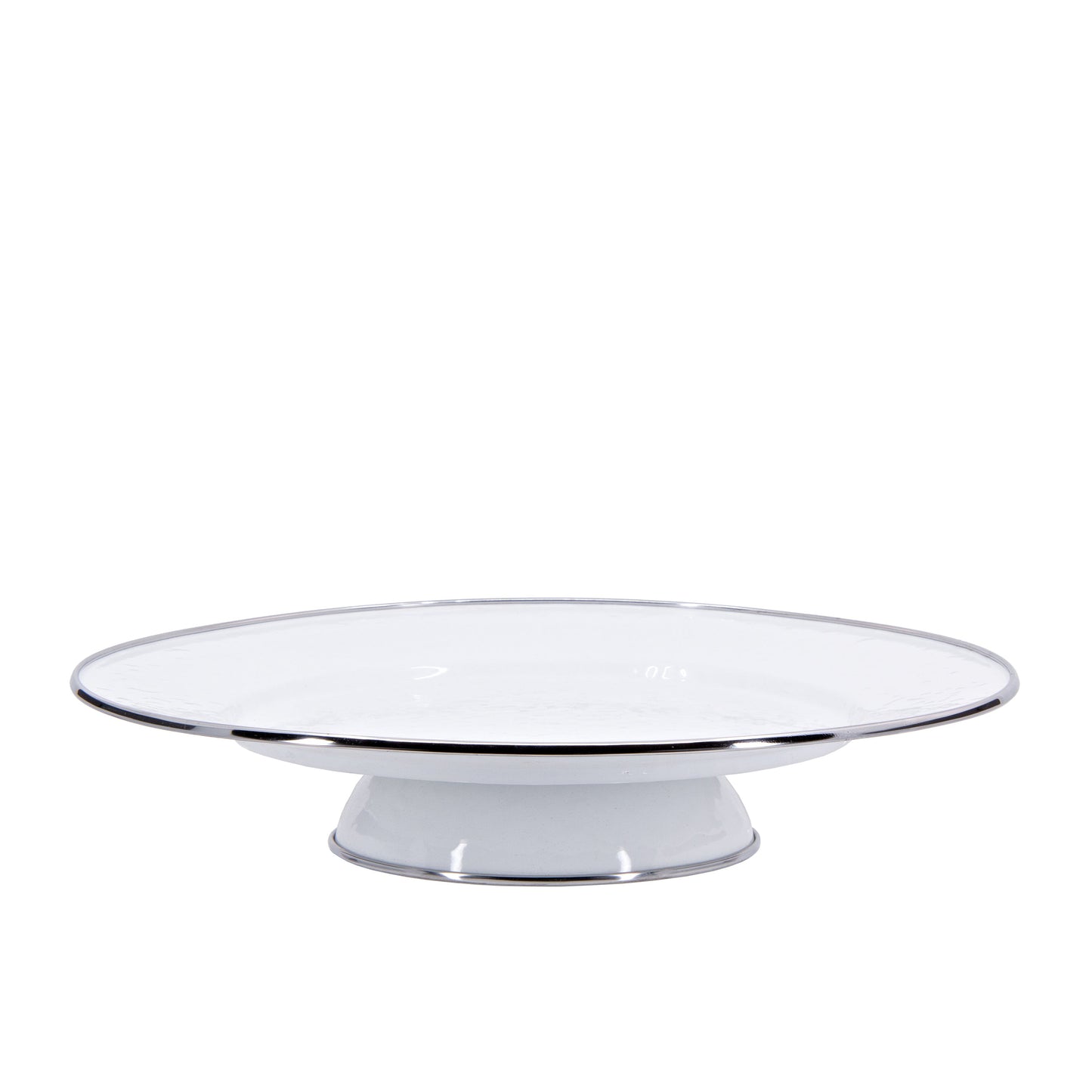 Solid Cake Plate, White
