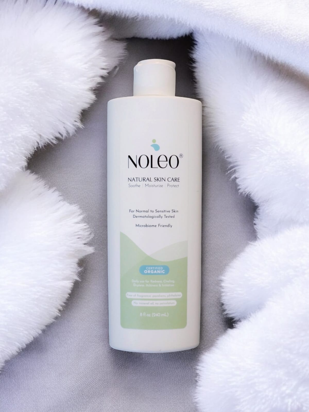 NOLEO Natural Skin Care - Sensitive Skin, Deep Moisturizer - 8oz