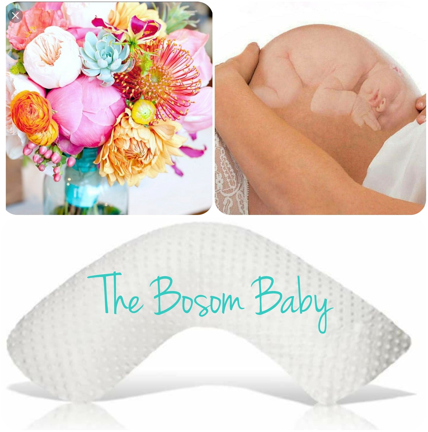 Luna Lullaby Nursing Pillow Cover - White Dot
