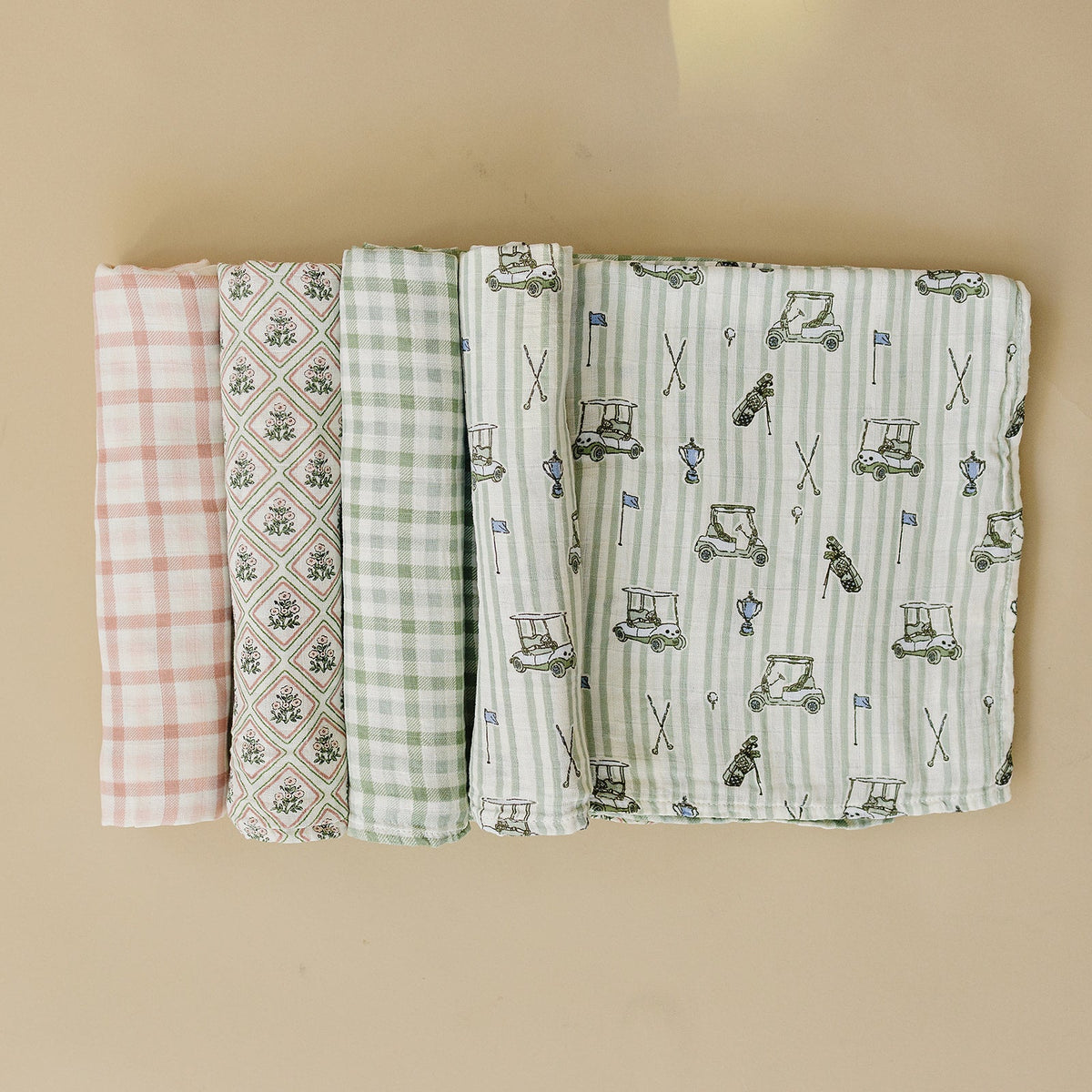 Tee Time Muslin Swaddle Blanket