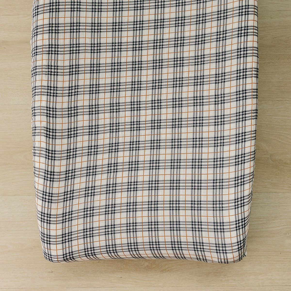 Vintage Plaid Muslin Changing Pad Cover