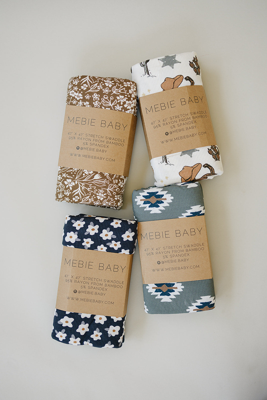 Southwest Aztec Ribbed Bamboo Stretch Swaddle