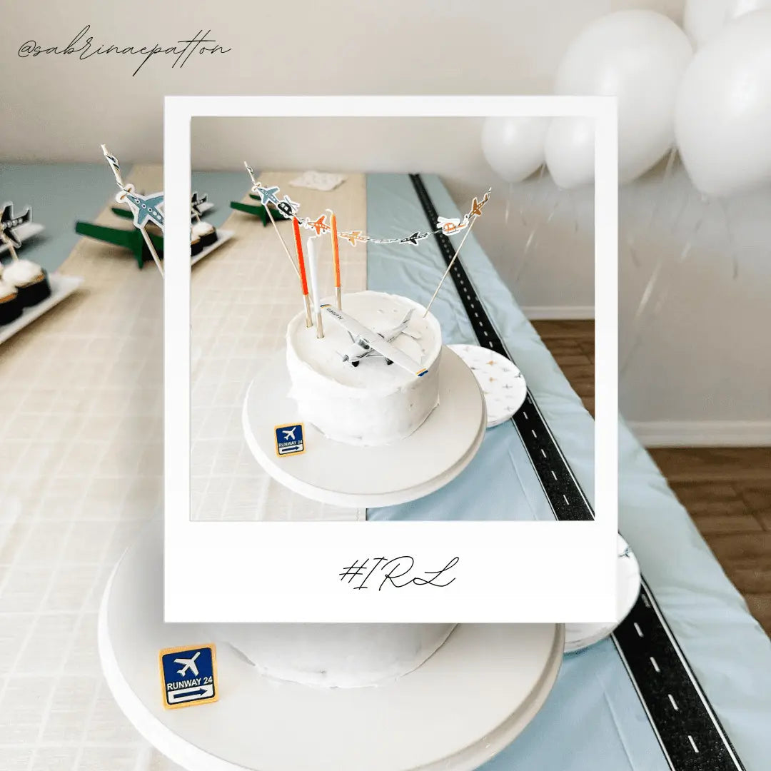 Airplane Cupcake Toppers (8pcs)