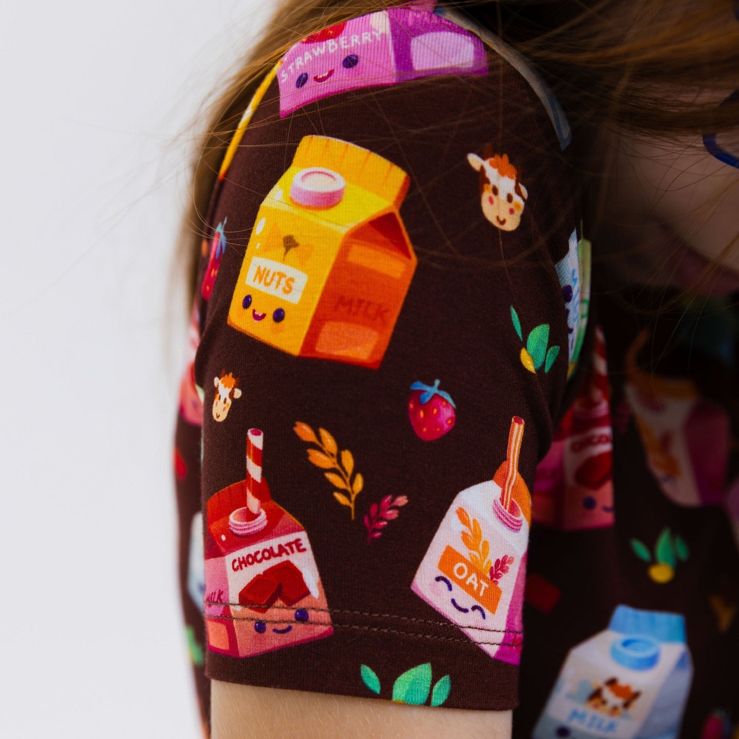 All the Milks! Short Sleeve Pajamas
