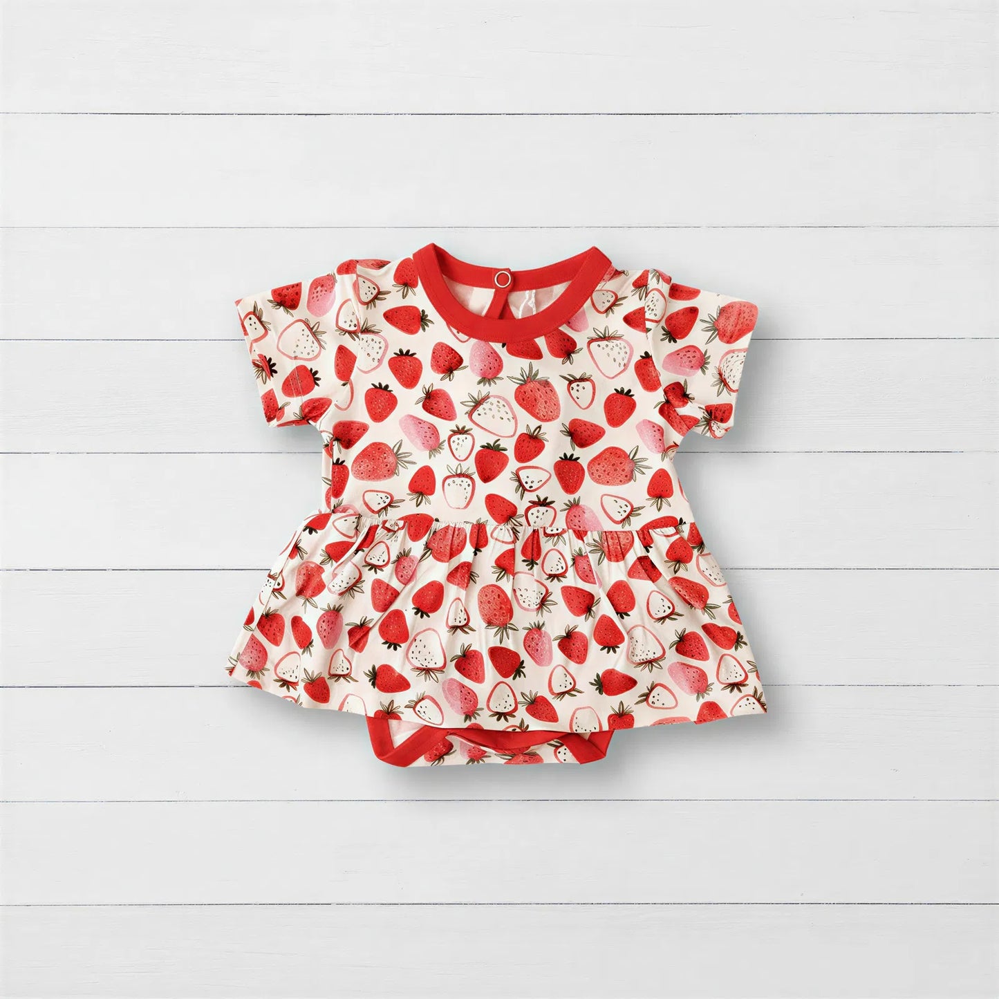Strawberry Fields Bodysuit Dress