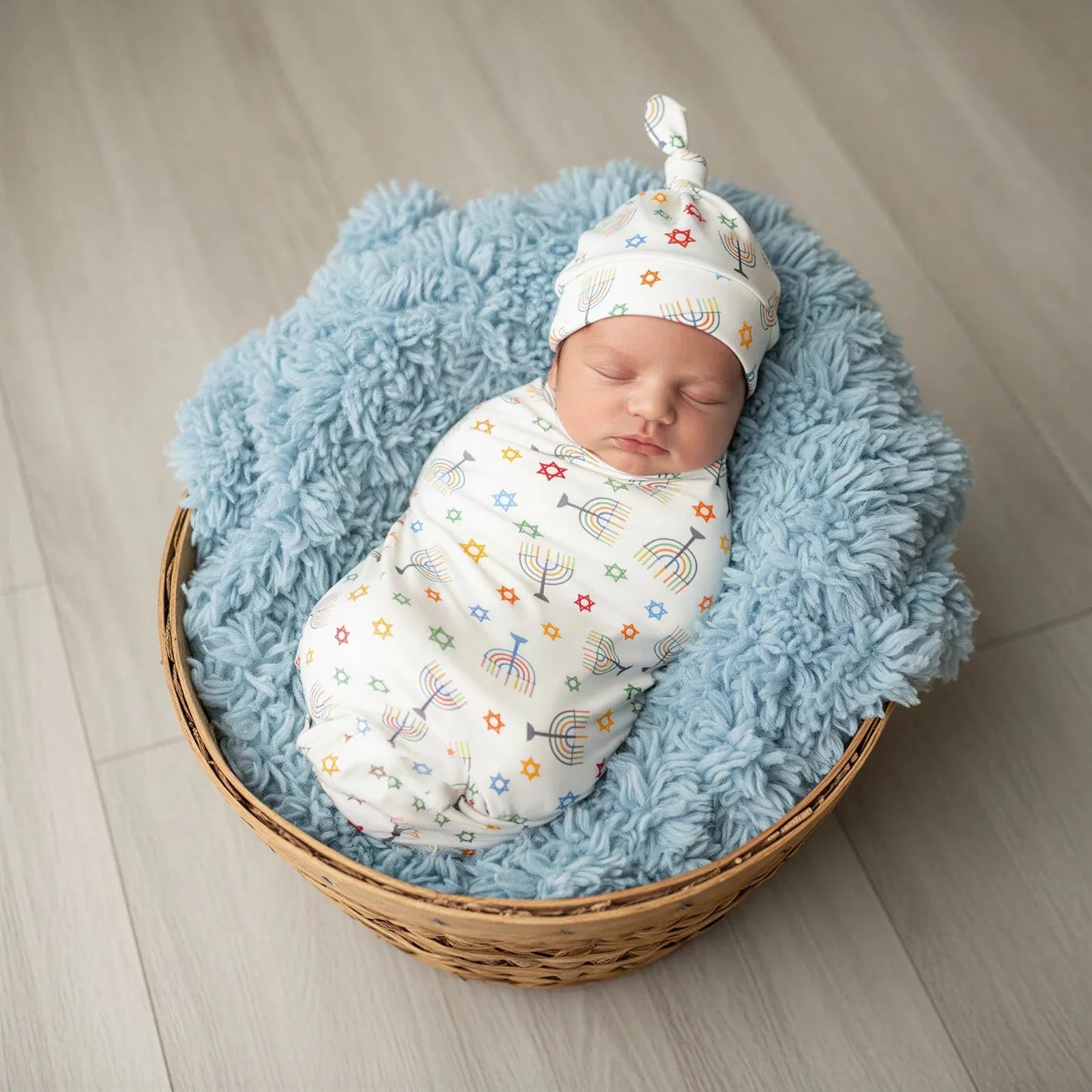 Happy Hanukkah Swaddle