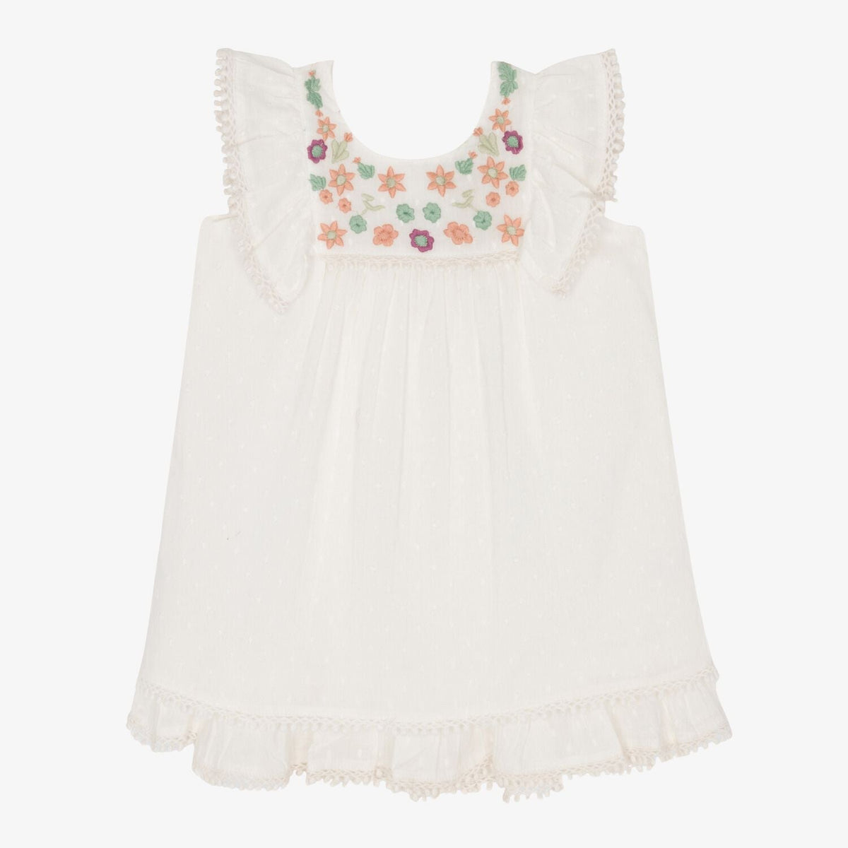 arya mini dress in white