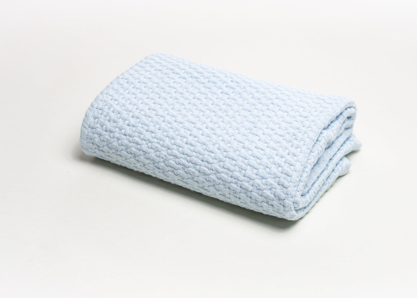 Baby Stonewashed Basket Weave with Binding