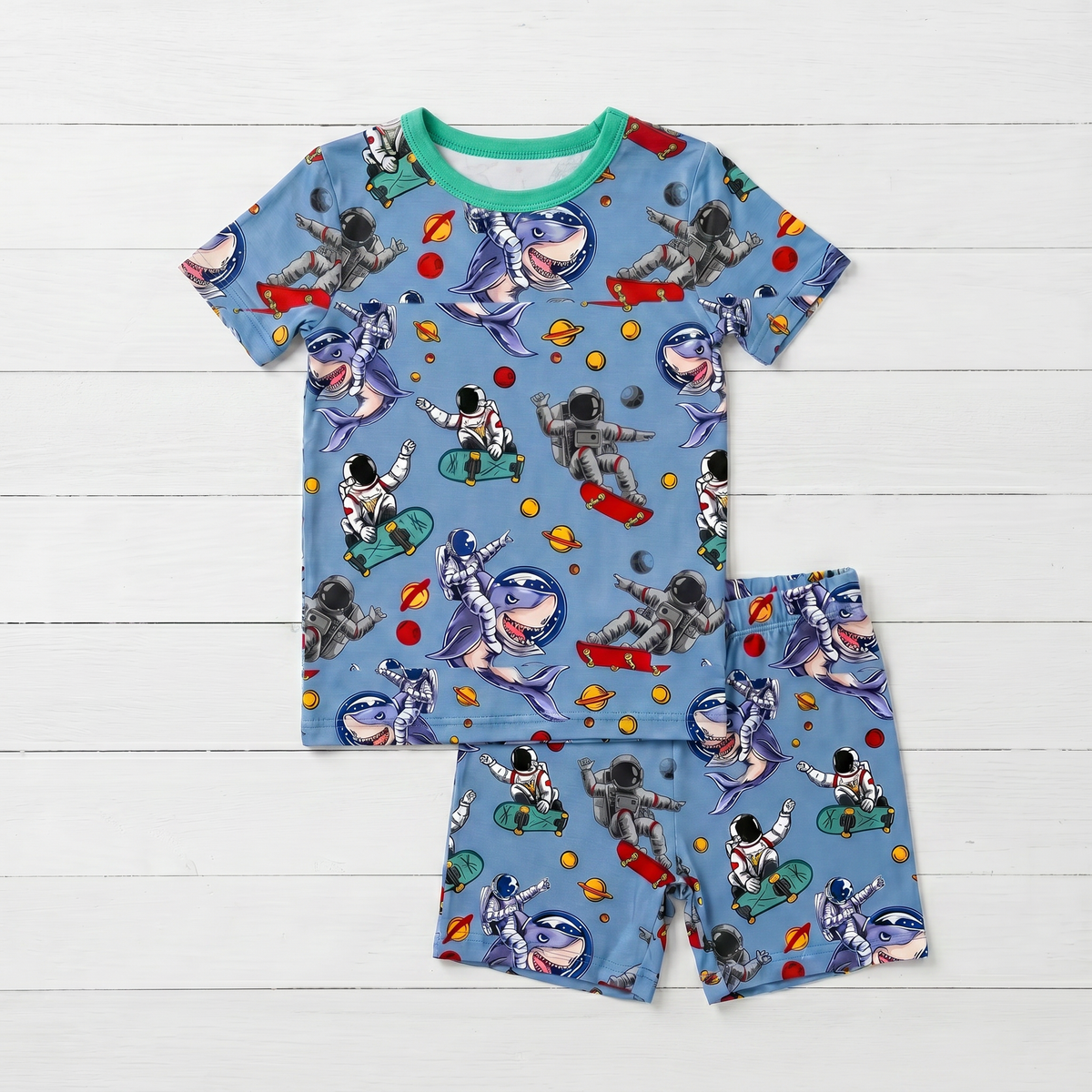 Astro Shredderz Shorts Set Pajama