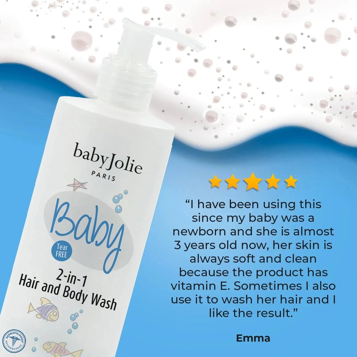 Baby Jolie 2-in-1 Hair and Body Wash | 7.5oz (221ml)
