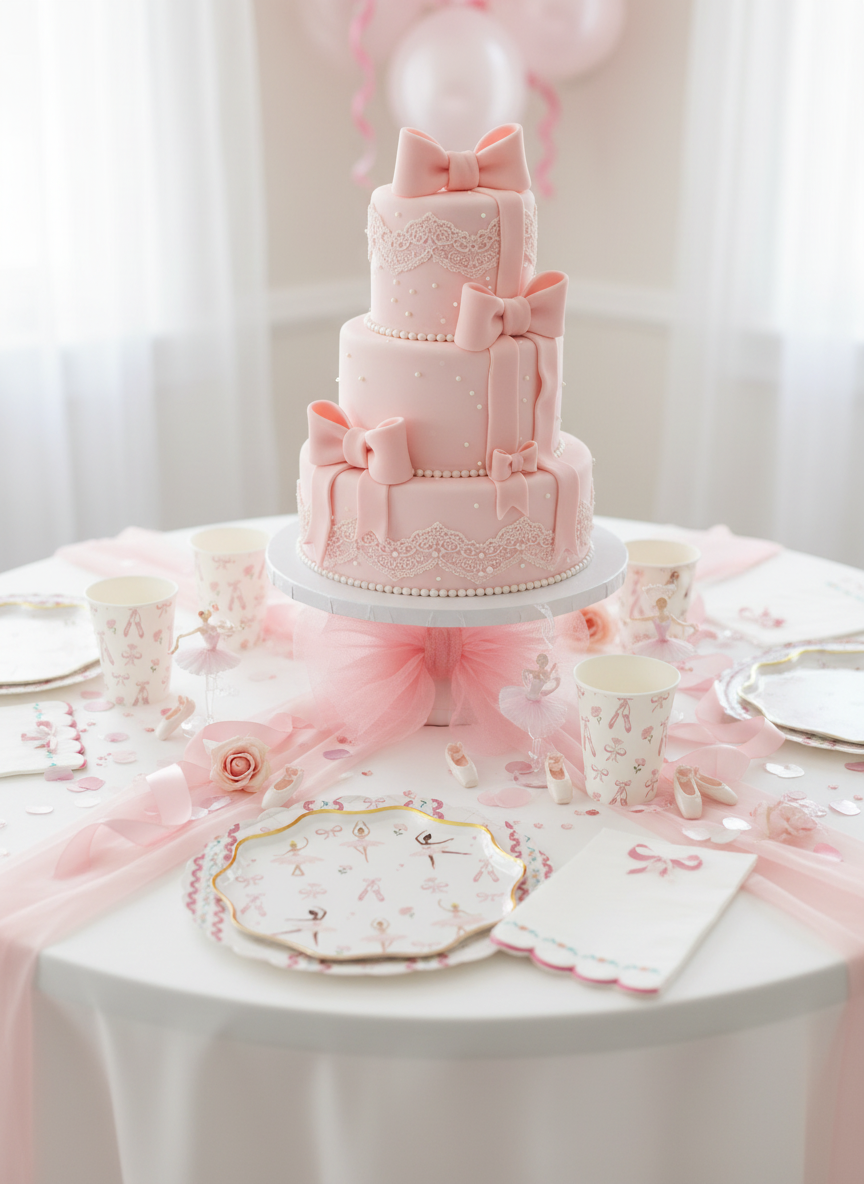 Ballerina Paper Cups 9oz (8 Pack)