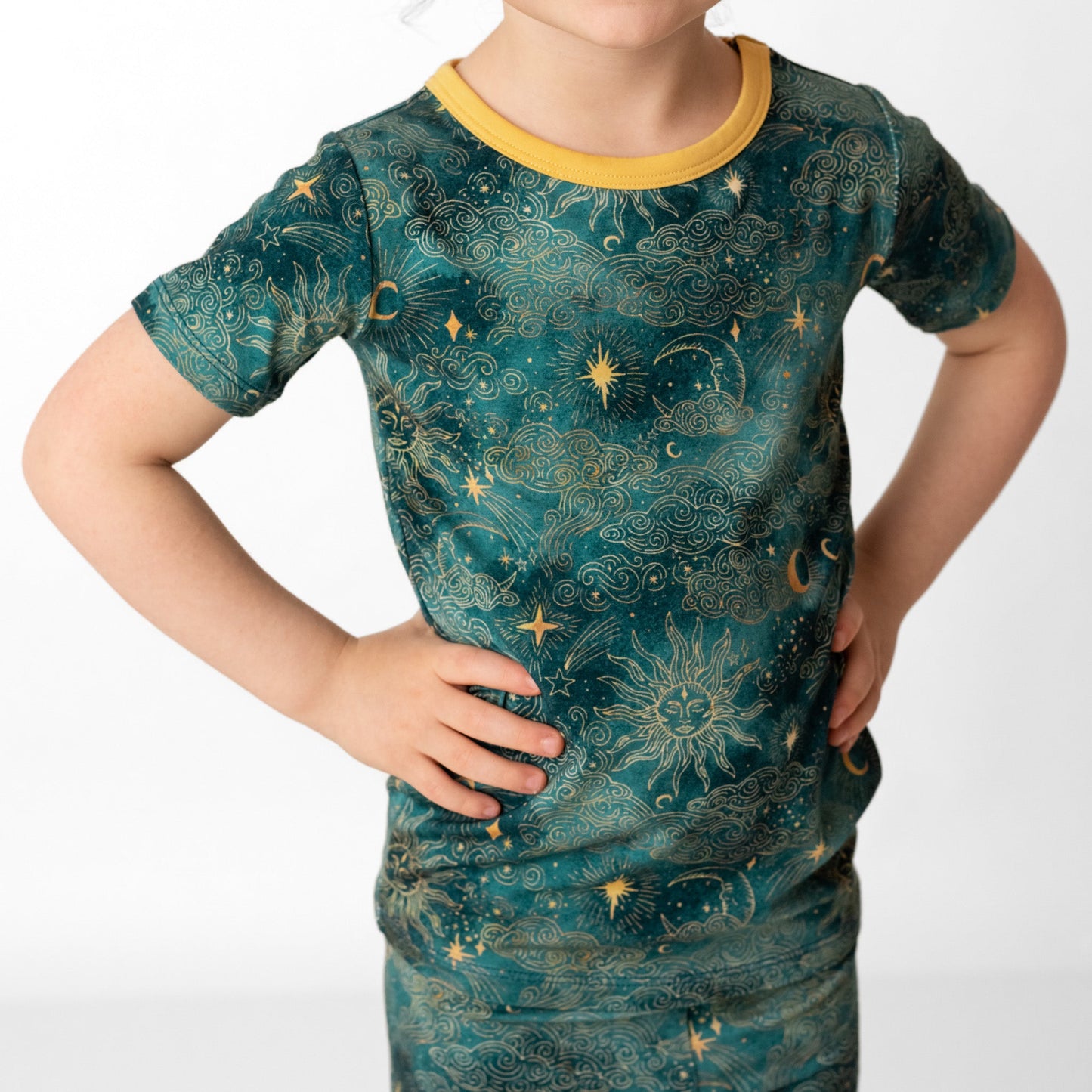 Dreamy Skies | Two-Piece Bamboo Short Sleeve Toddler & Kids Set