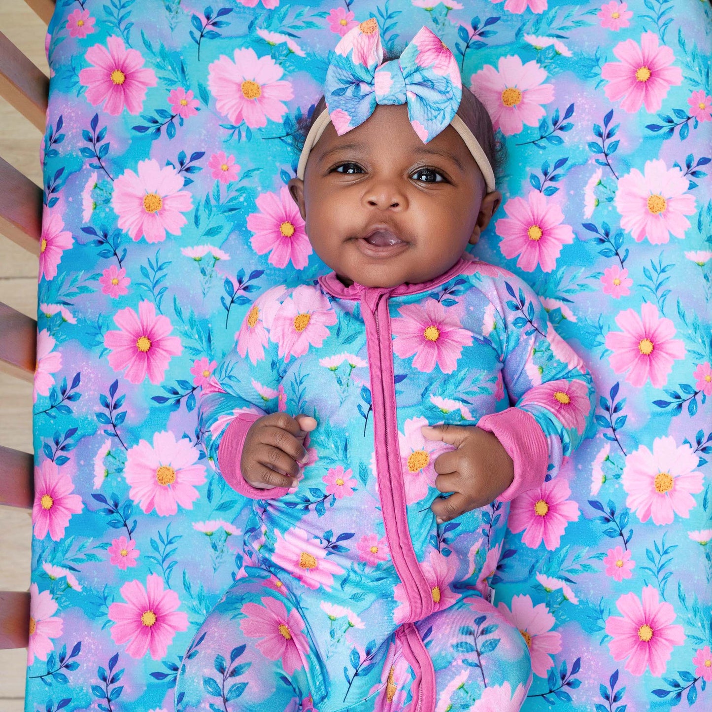 Dreamy Cosmos | Bamboo Crib Sheet