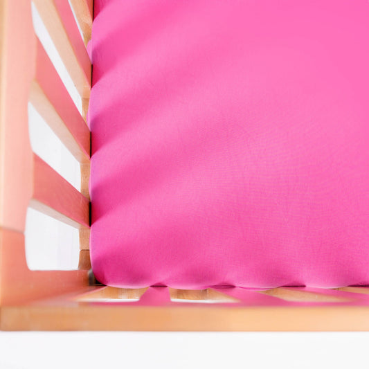 Fuchsia | Bamboo Crib Sheet