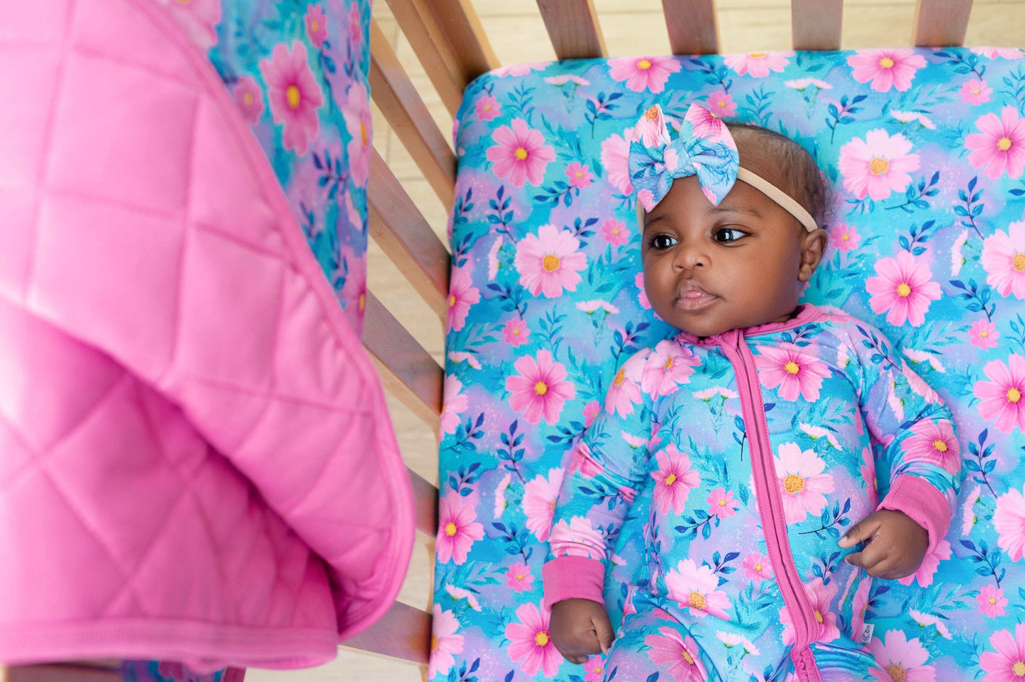 Dreamy Cosmos | Bamboo Crib Sheet