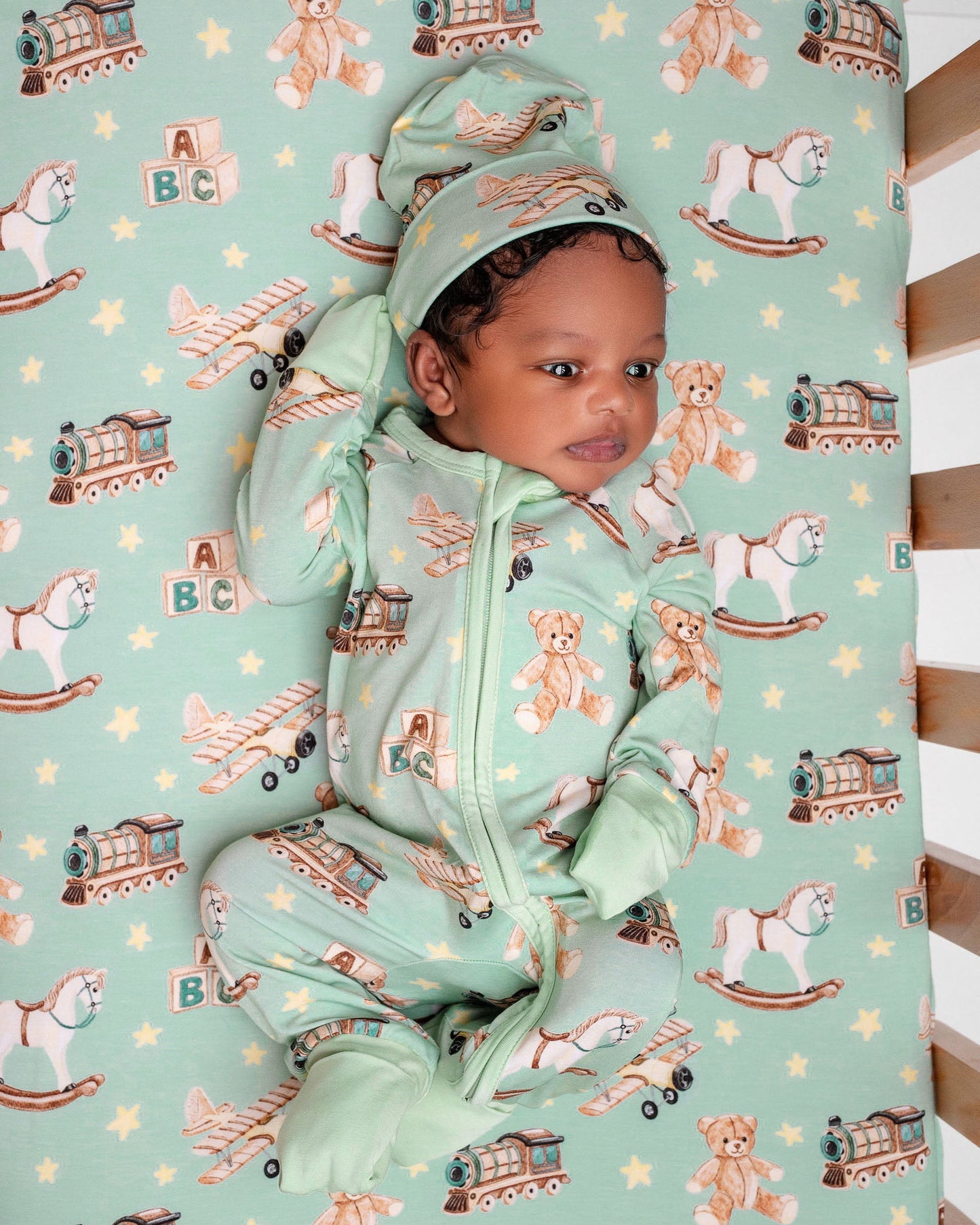 Vintage Toys | Bamboo Crib Sheet