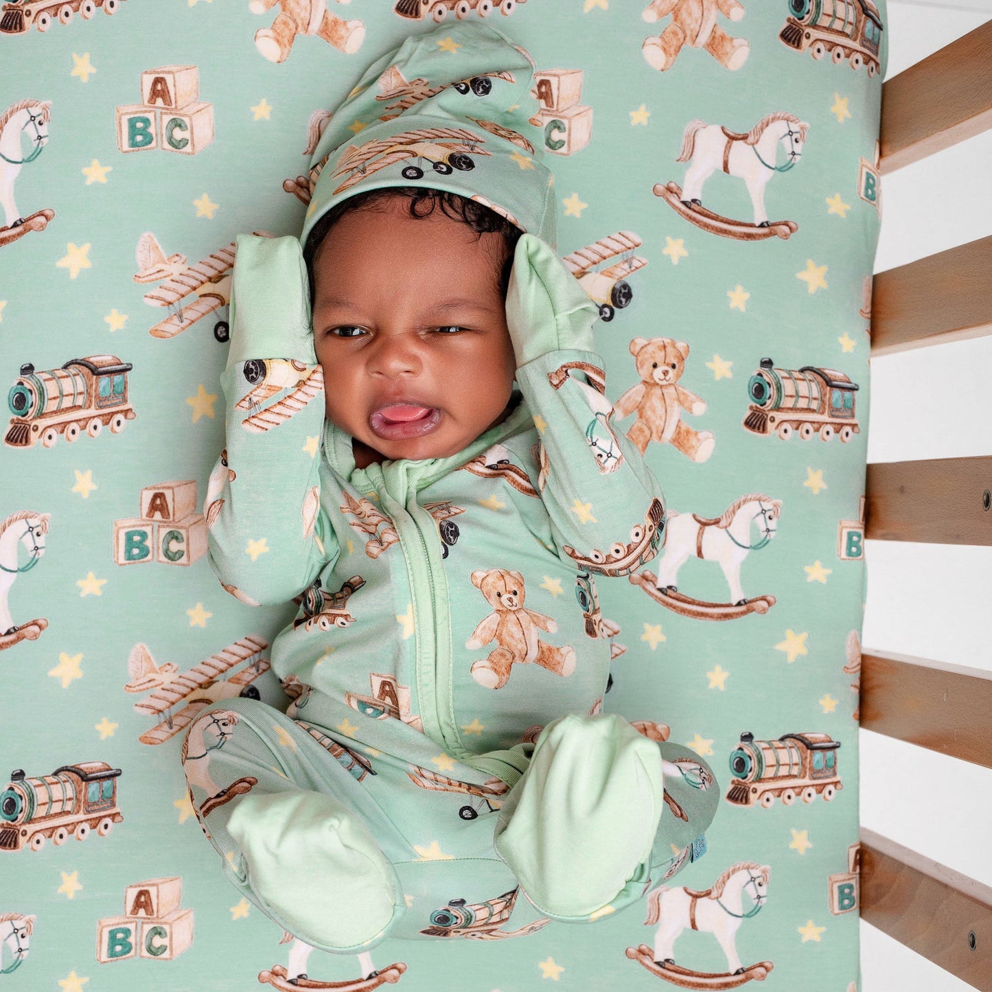 Vintage Toys | Bamboo Crib Sheet