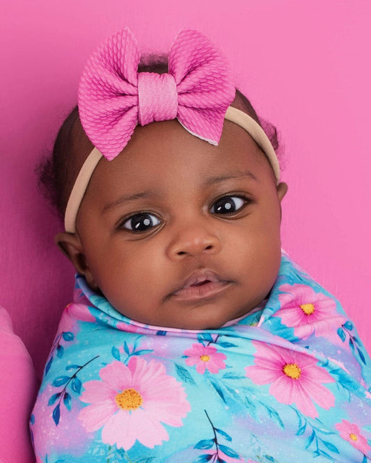 Fuchsia | Baby Girl Nylon Bow