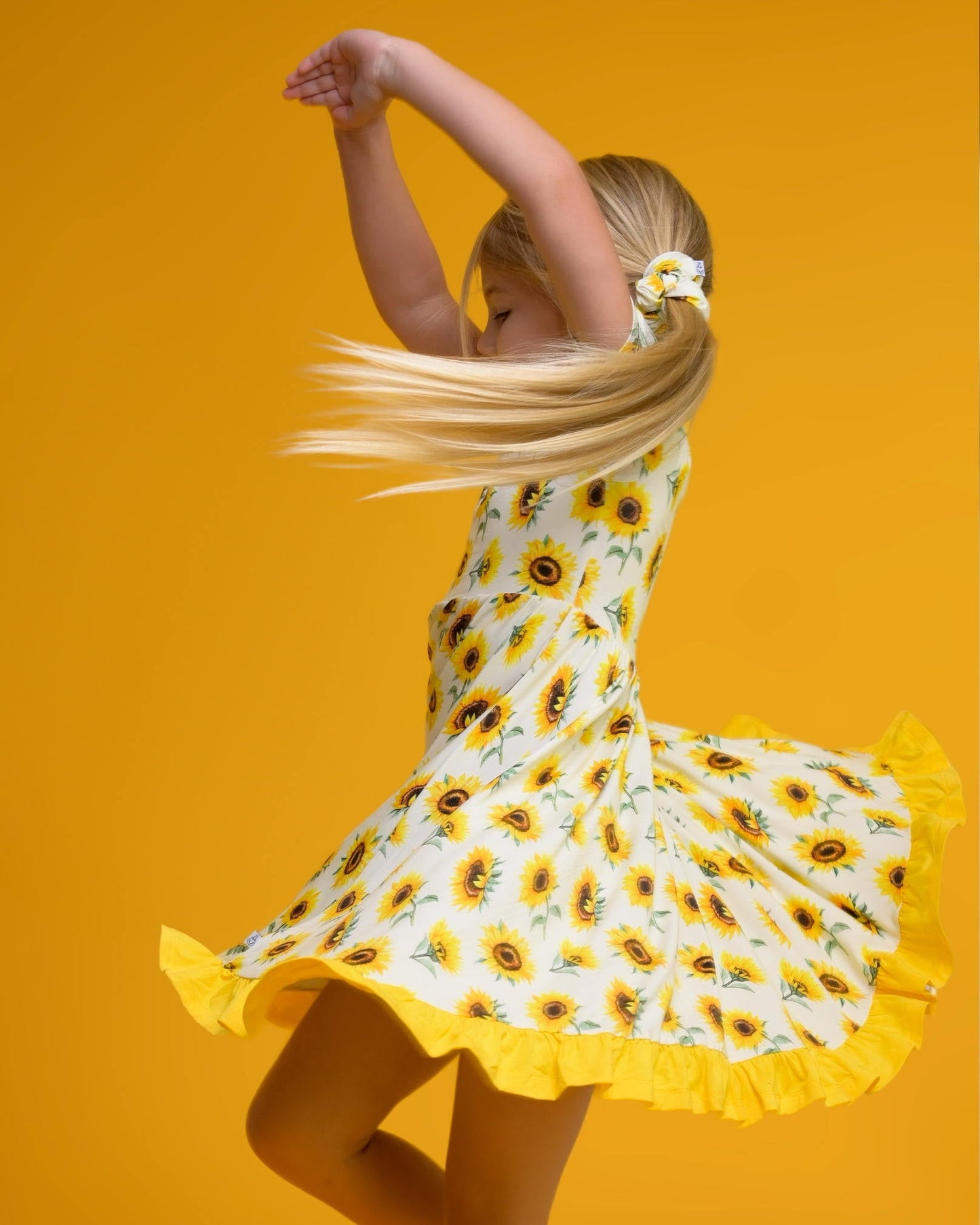 Sunflowers | Bamboo Scrunchie