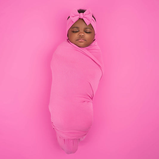 Fuchsia | Bamboo Swaddle Blanket