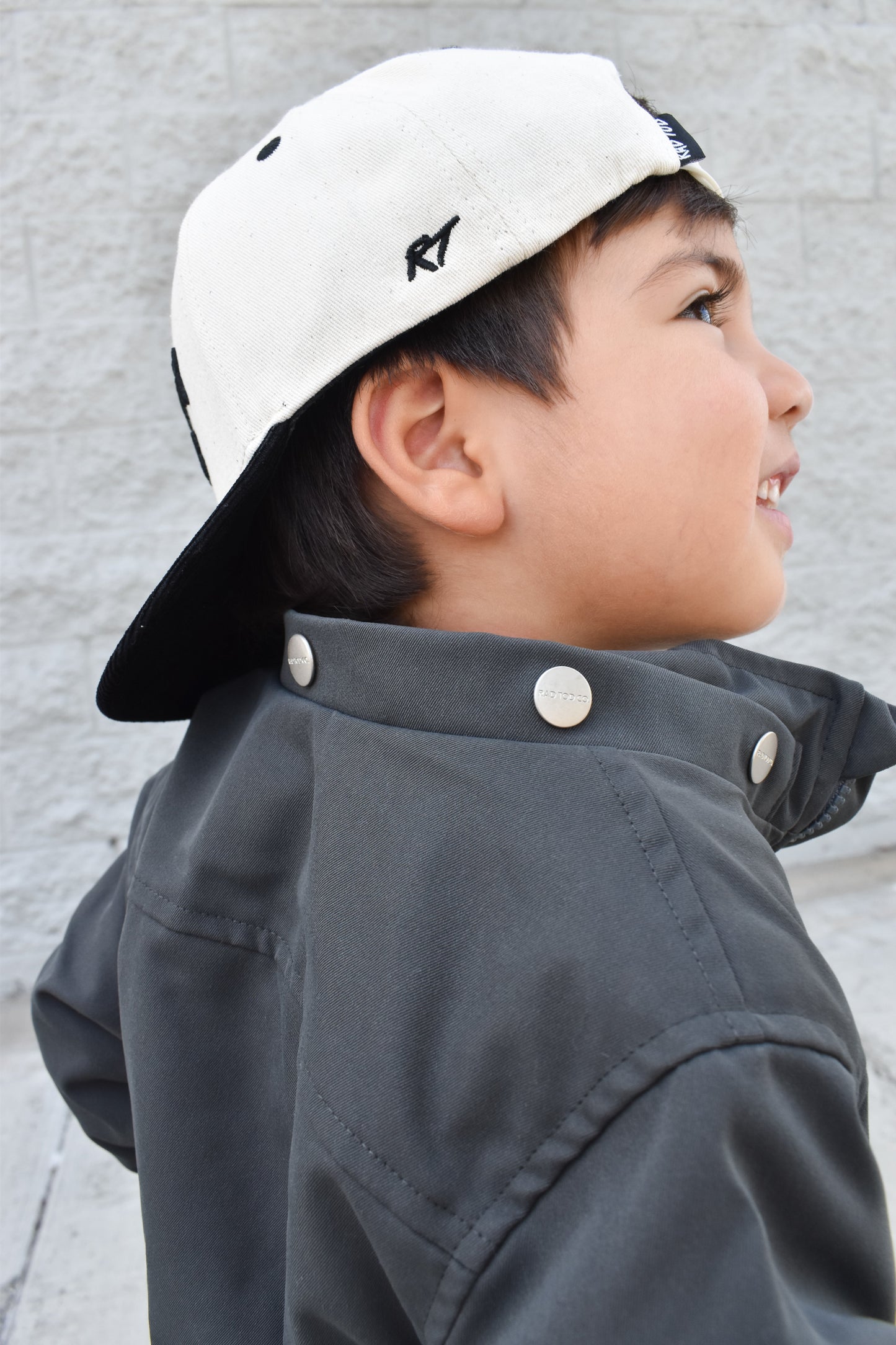 REMOVABLE HOODIE BANXS JACKET - CHARCOAL