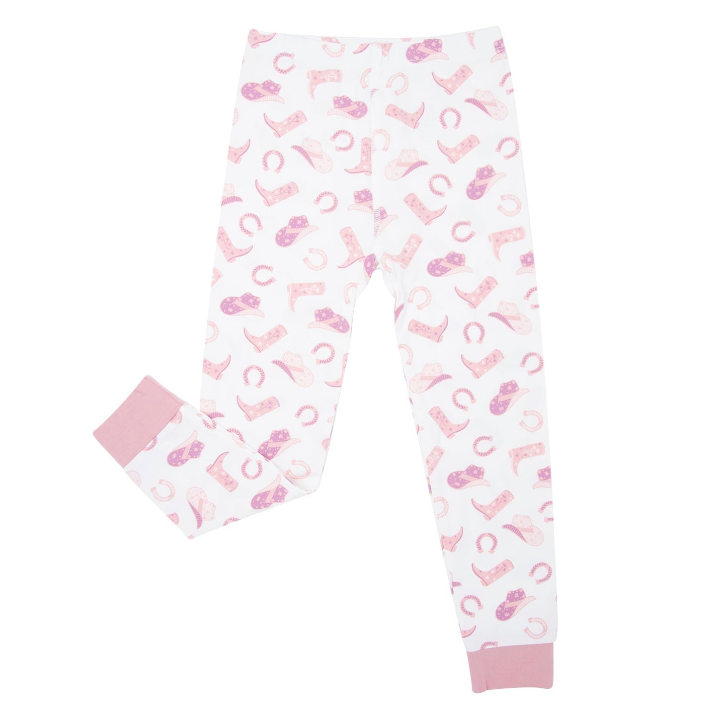 Big Kid Pajama Pink Boots and Hats