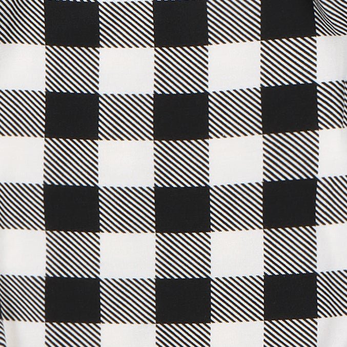 Black & White Plaid Pajama